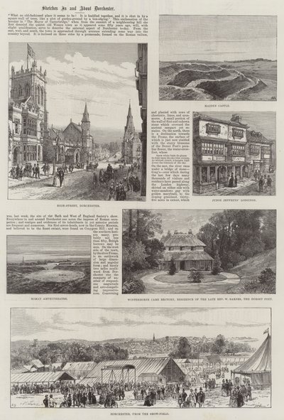 Bocetos en y alrededor de Dorchester de Charles Auguste Loye
